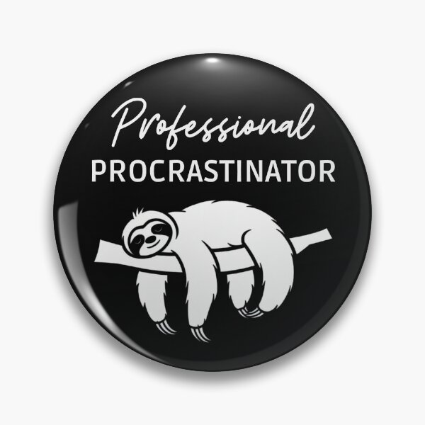 Item preview, Professional Procrastinator Funny Sloth designed and sold by Anniko Art Studio.