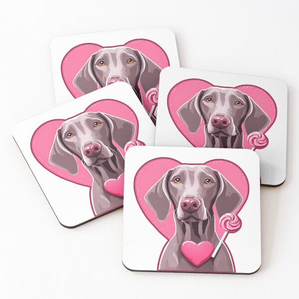 Item preview, Valentine's Day Weimaraner Love designed and sold by GoodyPaws.