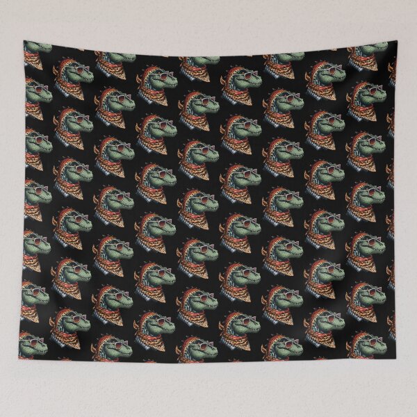 Item preview, T rex Wearing Leopard Scarf Animal Wearing Sunglasses designed and sold by Artistoos.