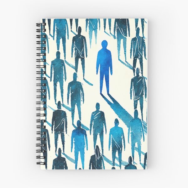 Item preview, Unique Figure in a Sea of Blue Figures designed and sold by Giuseppe Cammino.