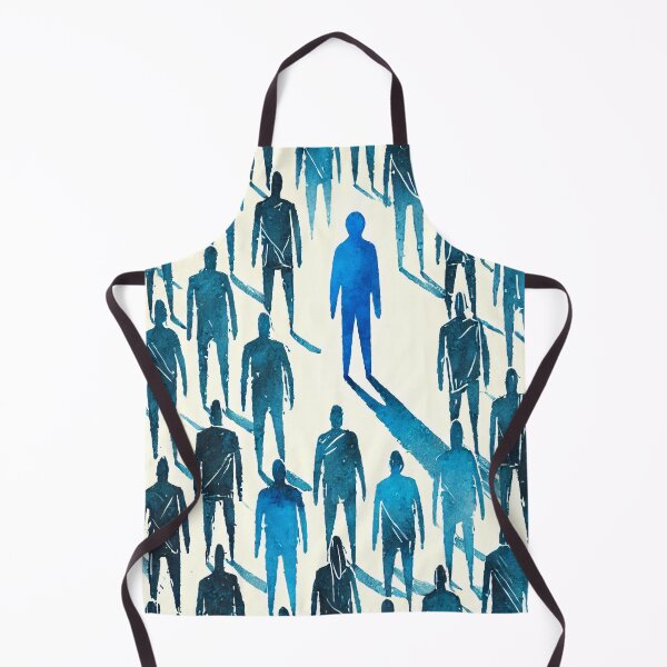 Item preview, Unique Figure in a Sea of Blue Figures designed and sold by Giuseppe Cammino.