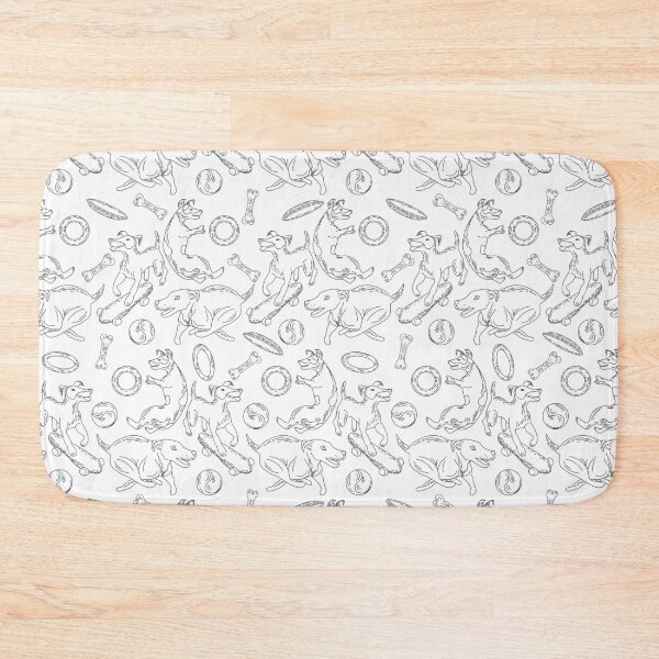 Item preview, Dog breed Fox terrier smooth seamless pattern designed and sold by olenapetol.