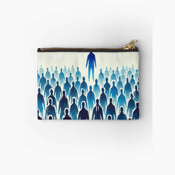 Item preview, Unique Figure in a Sea of Blue Figures designed and sold by Giuseppe Cammino.