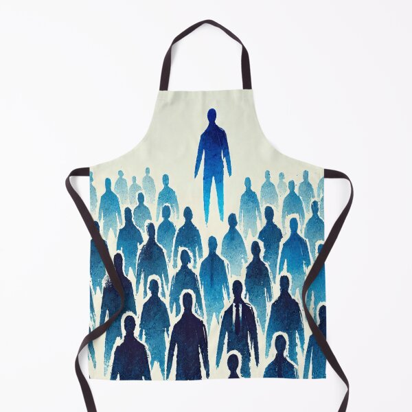 Item preview, Unique Figure in a Sea of Blue Figures designed and sold by Giuseppe Cammino.