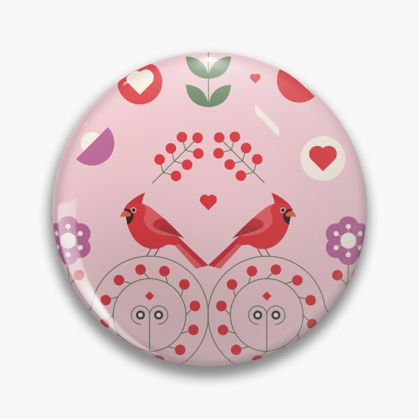 Item preview, Red Cardinal birds pattern Design designed and sold by Riyan-06.