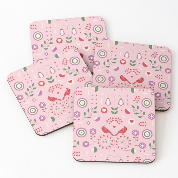 Item preview, Red Cardinal birds pattern Design designed and sold by Riyan-06.