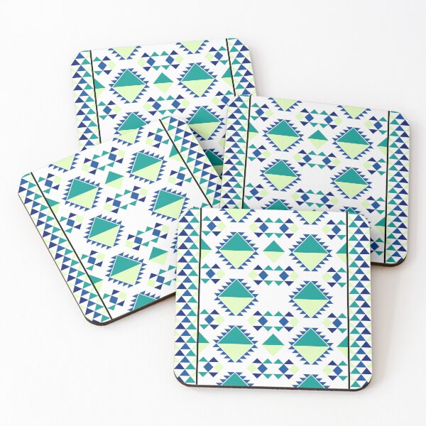 Item preview, Soft green native American pattern designed and sold by RIYA SIRI.