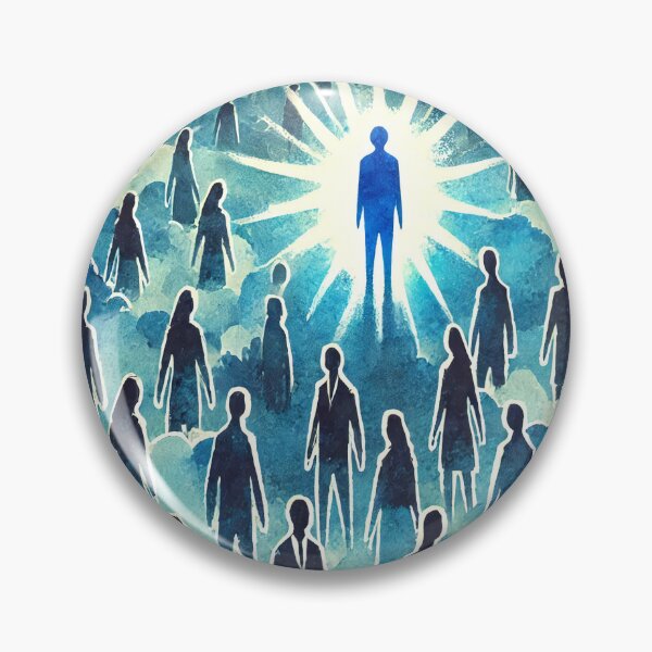 Item preview, Unique Figure in a Sea of Blue Figures designed and sold by Giuseppe Cammino.