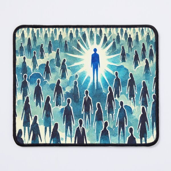 Item preview, Unique Figure in a Sea of Blue Figures designed and sold by Giuseppe Cammino.