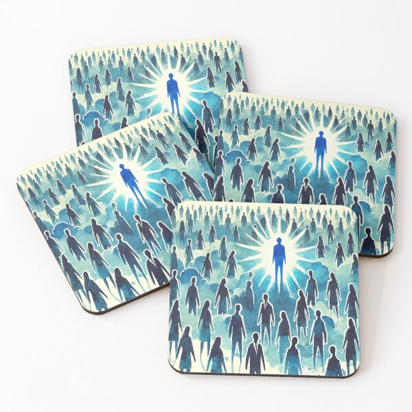 Item preview, Unique Figure in a Sea of Blue Figures designed and sold by Giuseppe Cammino.
