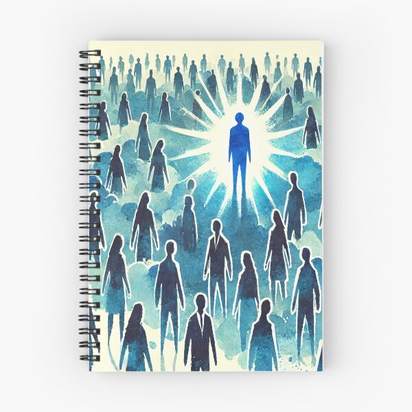 Item preview, Unique Figure in a Sea of Blue Figures designed and sold by Giuseppe Cammino.