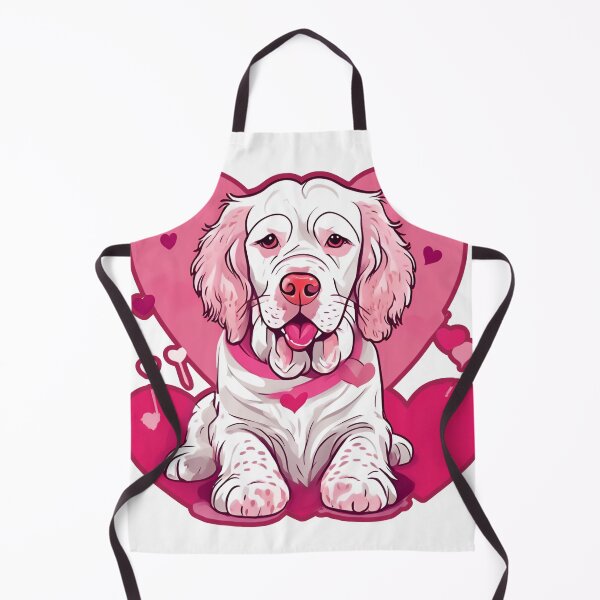 Item preview, Valentine's Day Clumber Spaniel Love designed and sold by GoodyPaws.