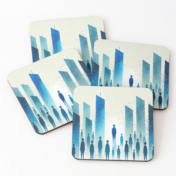 Item preview, Unique Figure in a Sea of Blue Figures designed and sold by Giuseppe Cammino.