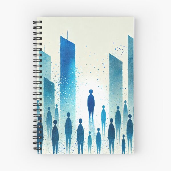 Item preview, Unique Figure in a Sea of Blue Figures designed and sold by Giuseppe Cammino.