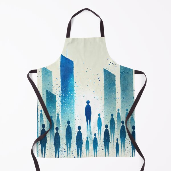 Item preview, Unique Figure in a Sea of Blue Figures designed and sold by Giuseppe Cammino.