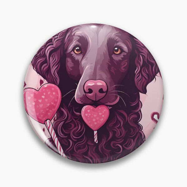 Item preview, Valentine's Day Curly-Coated Retriever Love designed and sold by GoodyPaws.