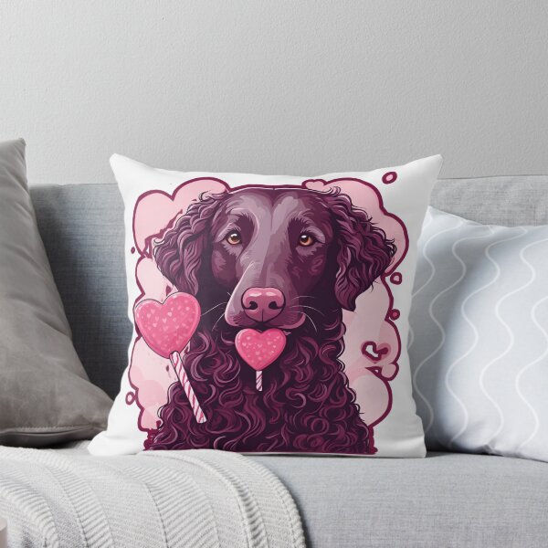Item preview, Valentine's Day Curly-Coated Retriever Love designed and sold by GoodyPaws.