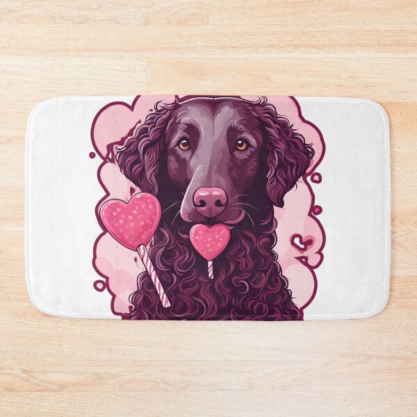 Item preview, Valentine's Day Curly-Coated Retriever Love designed and sold by GoodyPaws.