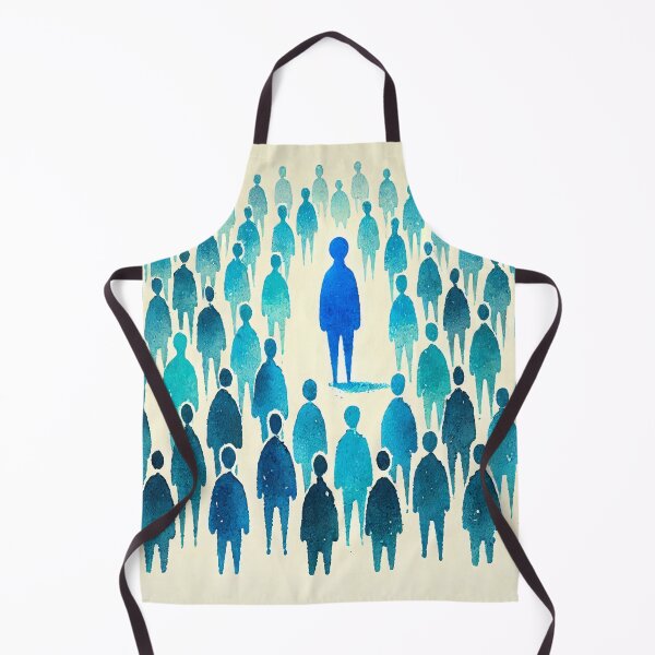 Item preview, Unique Figure in a Sea of Blue Figures designed and sold by Giuseppe Cammino.