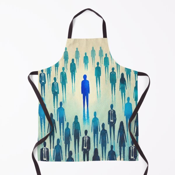 Item preview, Unique Figure in a Sea of Blue Figures designed and sold by Giuseppe Cammino.