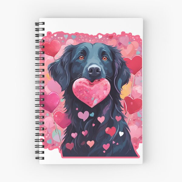 Item preview, Valentine's Day Flat-Coated Retriever Love designed and sold by GoodyPaws.