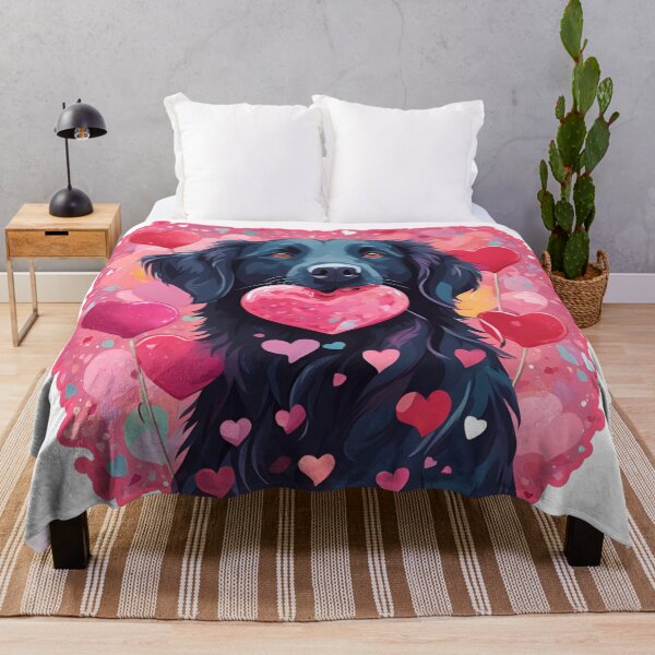 Item preview, Valentine's Day Flat-Coated Retriever Love designed and sold by GoodyPaws.