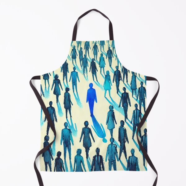 Item preview, Unique Figure in a Sea of Blue Figures designed and sold by Giuseppe Cammino.