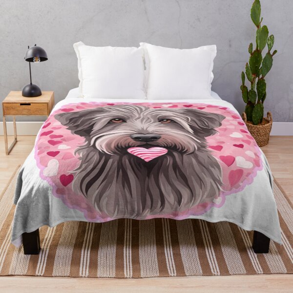 Item preview, Valentine's Day Bergamasco Shepherd Love designed and sold by GoodyPaws.