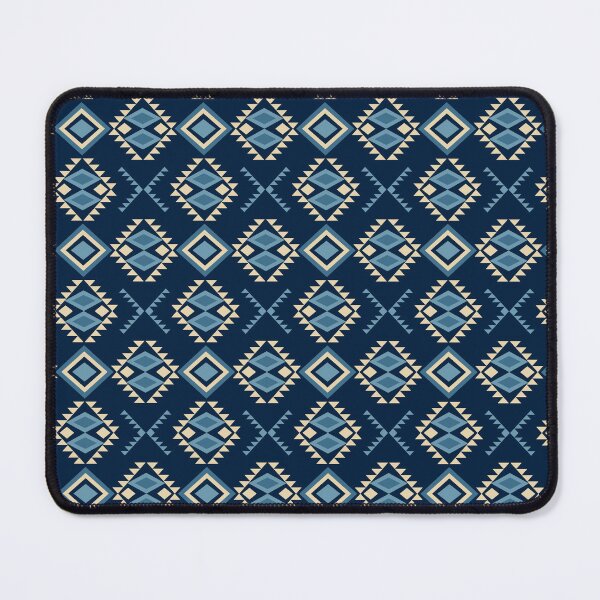 Item preview, Simple blue geometric pattern. designed and sold by RIYA SIRI.