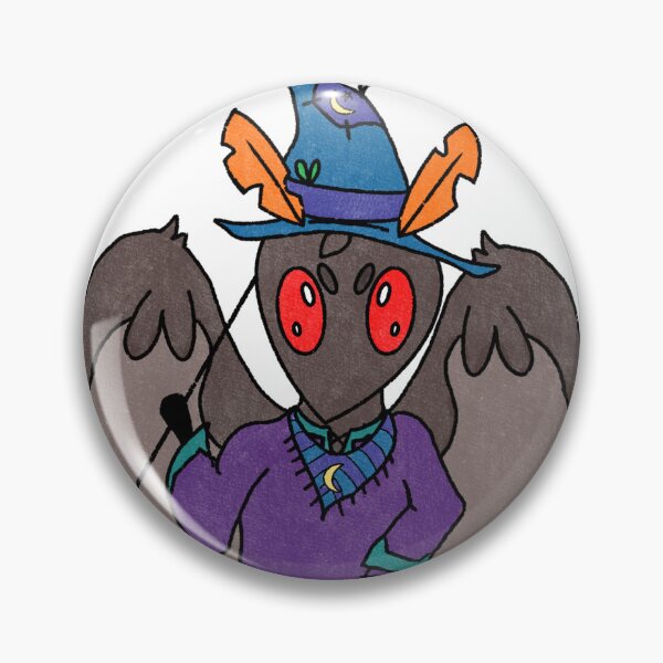 Item preview, Halloween Wizard Mothman  designed and sold by CuriousRune.