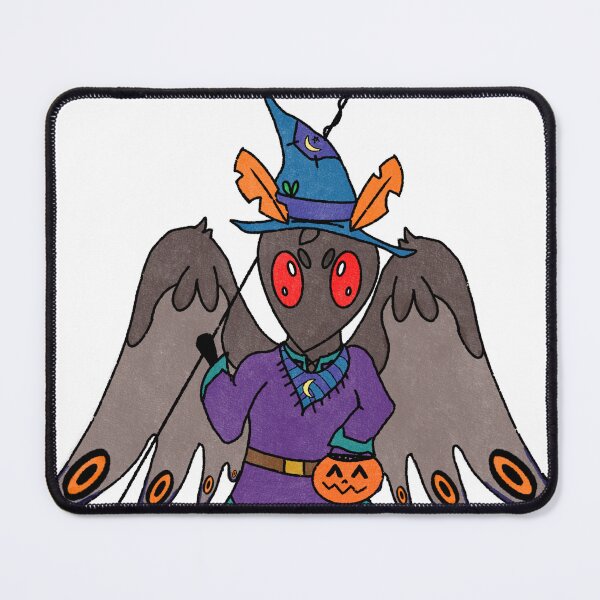 Item preview, Halloween Wizard Mothman designed and sold by CuriousRune.
