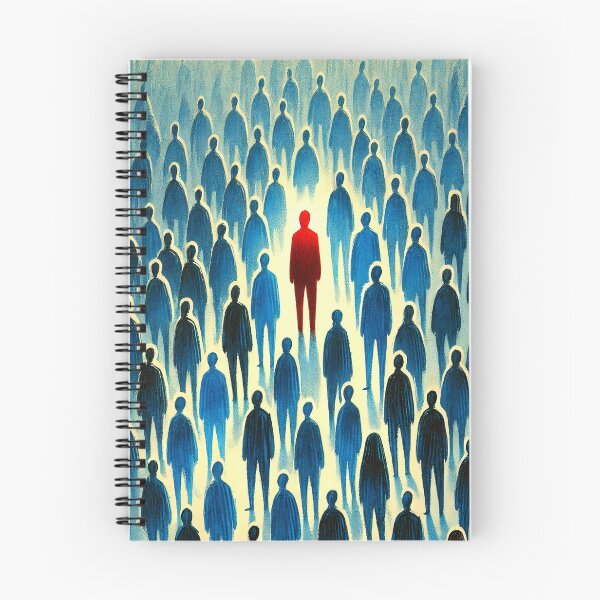 Item preview, Unique Figure in a Sea of Blue Figures designed and sold by Giuseppe Cammino.