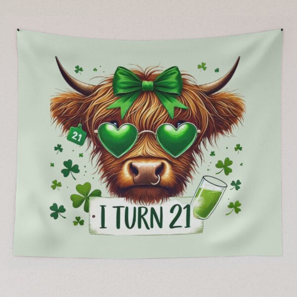 Item preview, I Turn 21th On My St Patrick's Day ,Happy 21th Birthday  designed and sold by DeeCeeFashion.