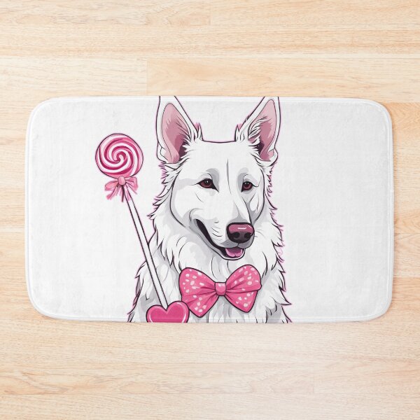 Artikelvorschau, Valentinstag Weißer Schweizer Schäferhund Liebe entworfen und verkauft von GoodyPaws.