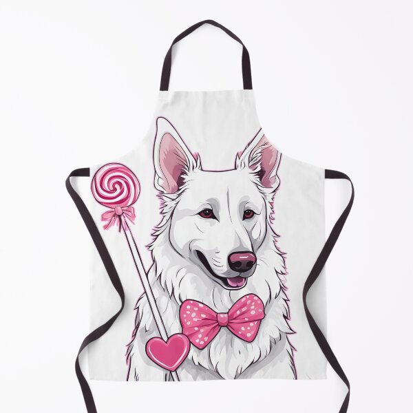 Item preview, Valentine's Day White Swiss Shepherd Love designed and sold by GoodyPaws.