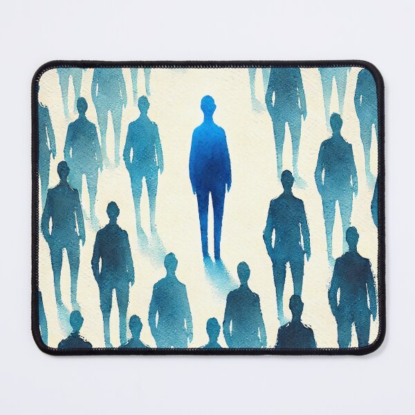 Item preview, Unique Figure in a Sea of Blue Figures designed and sold by Giuseppe Cammino.