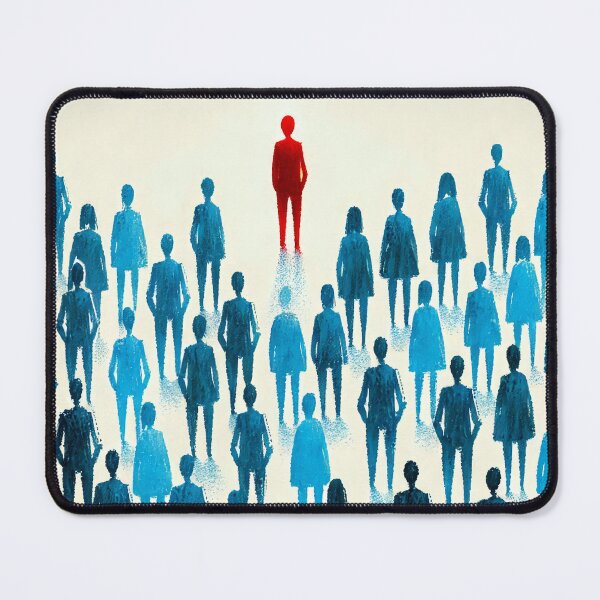 Item preview, Unique Figure in a Sea of Blue Figures designed and sold by Giuseppe Cammino.