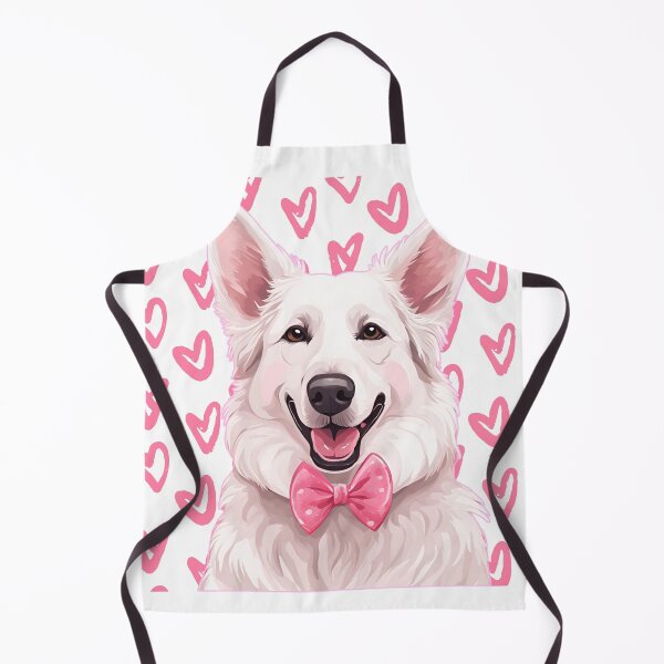 Item preview, Valentine's Day White Swiss Shepherd Love designed and sold by GoodyPaws.