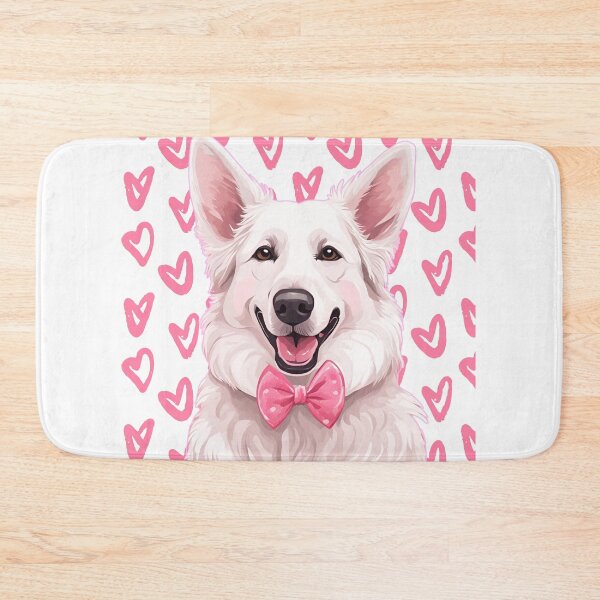 Artikelvorschau, Valentinstag Weißer Schweizer Schäferhund Liebe entworfen und verkauft von GoodyPaws.