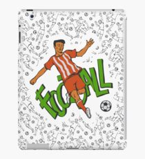 Soccer going penalty kick ball and seamless pattern. iPad Case/Skin