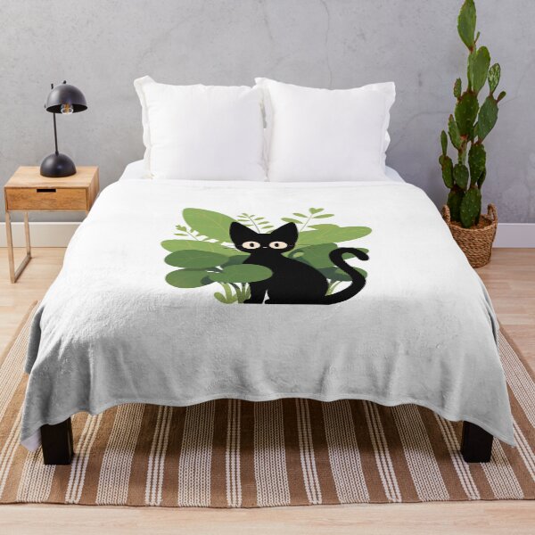 Item preview, Adorable Kitty With Green Plants designed and sold by xiao xuans.