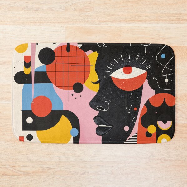 Item preview, Maximalism, abstract afro face designed and sold by Mauswohn.