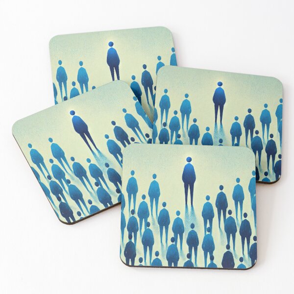 Item preview, Unique Figure in a Sea of Blue Figures designed and sold by Giuseppe Cammino.