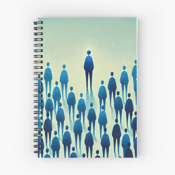 Item preview, Unique Figure in a Sea of Blue Figures designed and sold by Giuseppe Cammino.