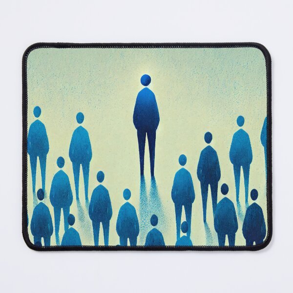Item preview, Unique Figure in a Sea of Blue Figures designed and sold by Giuseppe Cammino.