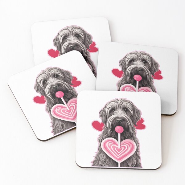 Item preview, Valentine's Day Briard Love designed and sold by GoodyPaws.