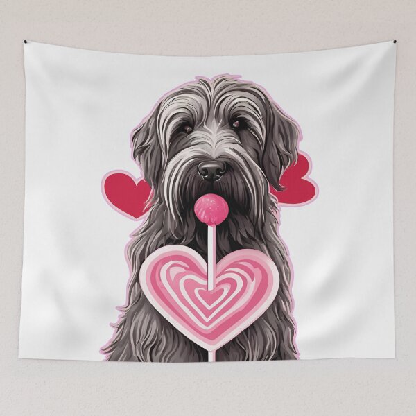 Item preview, Valentine's Day Briard Love designed and sold by GoodyPaws.