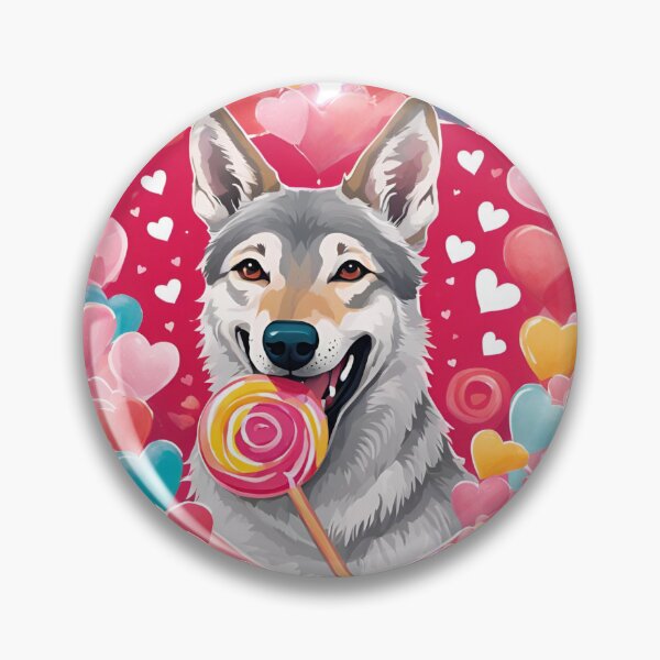 Item preview, Valentine's Day Czechoslovakian Wolfdog Love designed and sold by GoodyPaws.