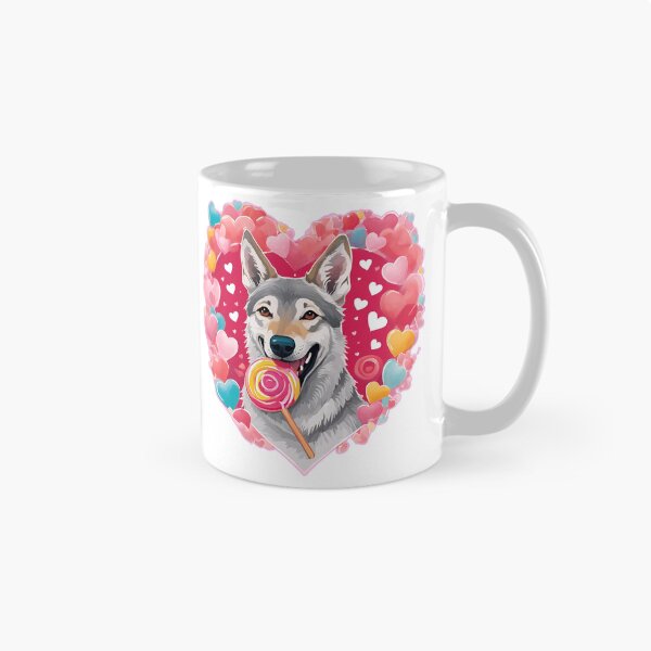 Item preview, Valentine's Day Czechoslovakian Wolfdog Love designed and sold by GoodyPaws.