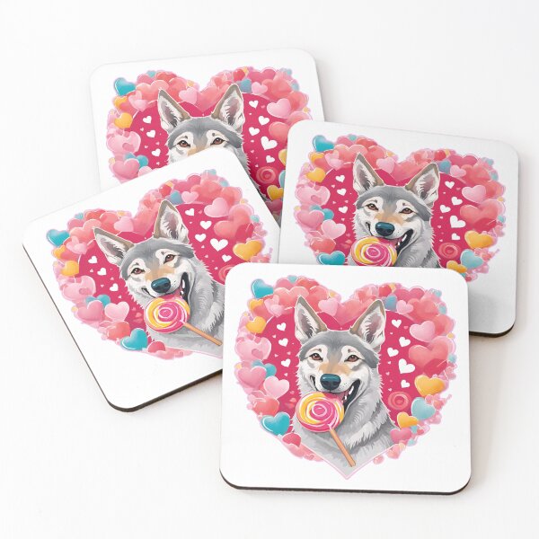 Item preview, Valentine's Day Czechoslovakian Wolfdog Love designed and sold by GoodyPaws.
